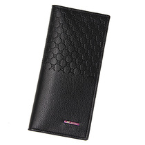   Large-capacity zipped money nip ticket clip multifunction card bag 100 lap long wallet by buckle suit bag 100