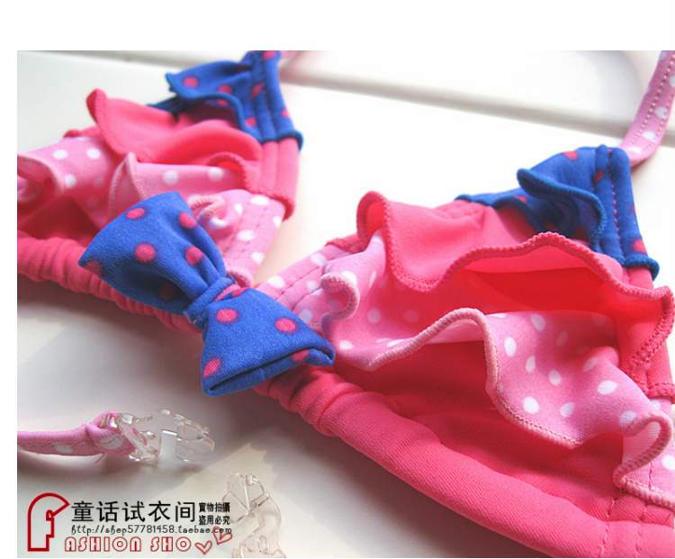 [Hai 包邮] giảm giá siêu đẹp phiên bản Hàn Quốc của các cô gái mặc bikini ba mảnh mùa xuân nóng bỏng cho bé gái đồ bơi trẻ em nữ
