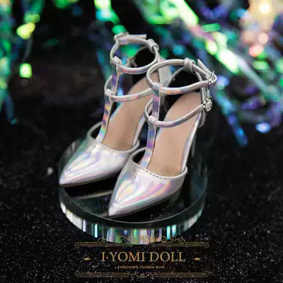 (yumi BJD)1 3 fen da nv SD16 female 13 female DD * laser metallic modern tip high heels