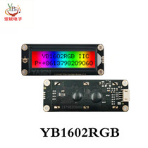 Manufacturer Direct Sales RGB Color Display 1602 16x2 Character lattice Module LCD Module Black Ash