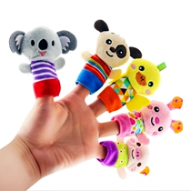Color Cartoon Finger Puppet Animal Finger Doll Paparazzi Baby Storytelling Plush Toy Baby Doll Show