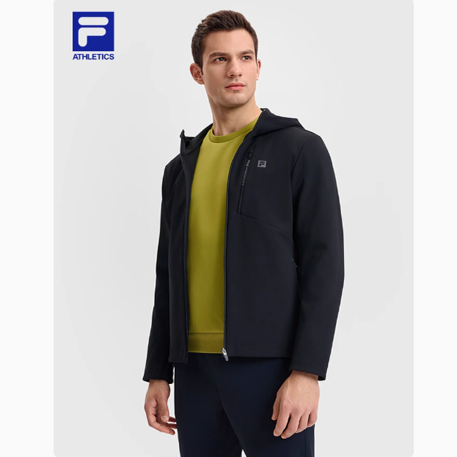 Fila/Fila Woven Jacket New Men's Fitness Sports Basic Fleece Hooded Top A11M511703F