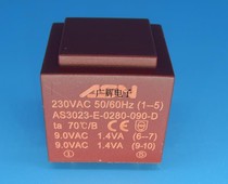 2 8VA 230V go double 9V potting transformer AS3023-E-0280-090-D for BVEI3062066