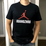 Nike Подлинная футболка Nike AJ Men's Sports с короткими рукавами AQ9799/9797-010-100 CD7611-010