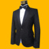 New Slim Suit Suit Thêu Hàn Quốc Đen Cổ áo Hoa tối Màu đen Đỏ Xanh Nam Ca sĩ Siyi tổ chức biểu diễn áo vest nam cao cấp Suit phù hợp