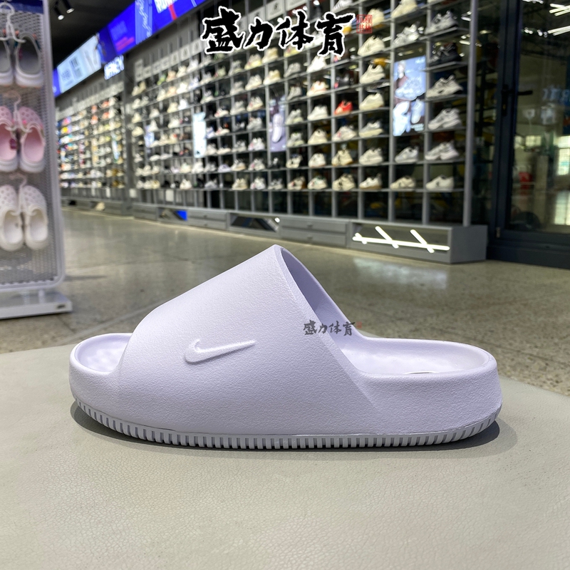 Nike Women's Slippers Calm Slide Air Force Non-Slip Thick-Soled Beach Sandals Ib7561-001/600
