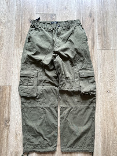 Original Batch, Daily Wear Style, American-Style Cargo Work Pants, Multi-Pocket, Loose Fit, Adjustable Cuffs
