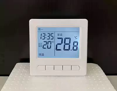 Carbon fiber electric floor heating thermostat Mobile phone wifi touch screen thermostat Carbon crystal electric heating film cable heating thermostat