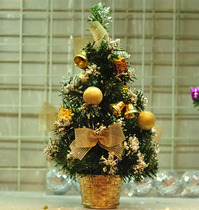 Christmas bonsai counter desktop ornaments mini home Christmas tree potted Christmas window shop decoration