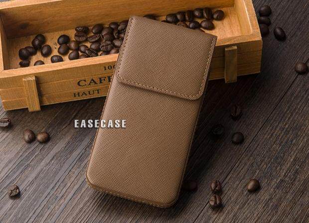 Suitable for apple 13 pro Xr xs max 12 plus phone protection shell hanging waist leather jacket real cow leather bag hardshell