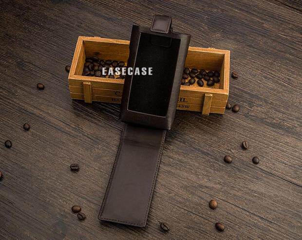 Suitable for SONY BRICS black brick protective sheath Sony WM1A real cow leather bag upper clamshell WM1Z leather cover C7