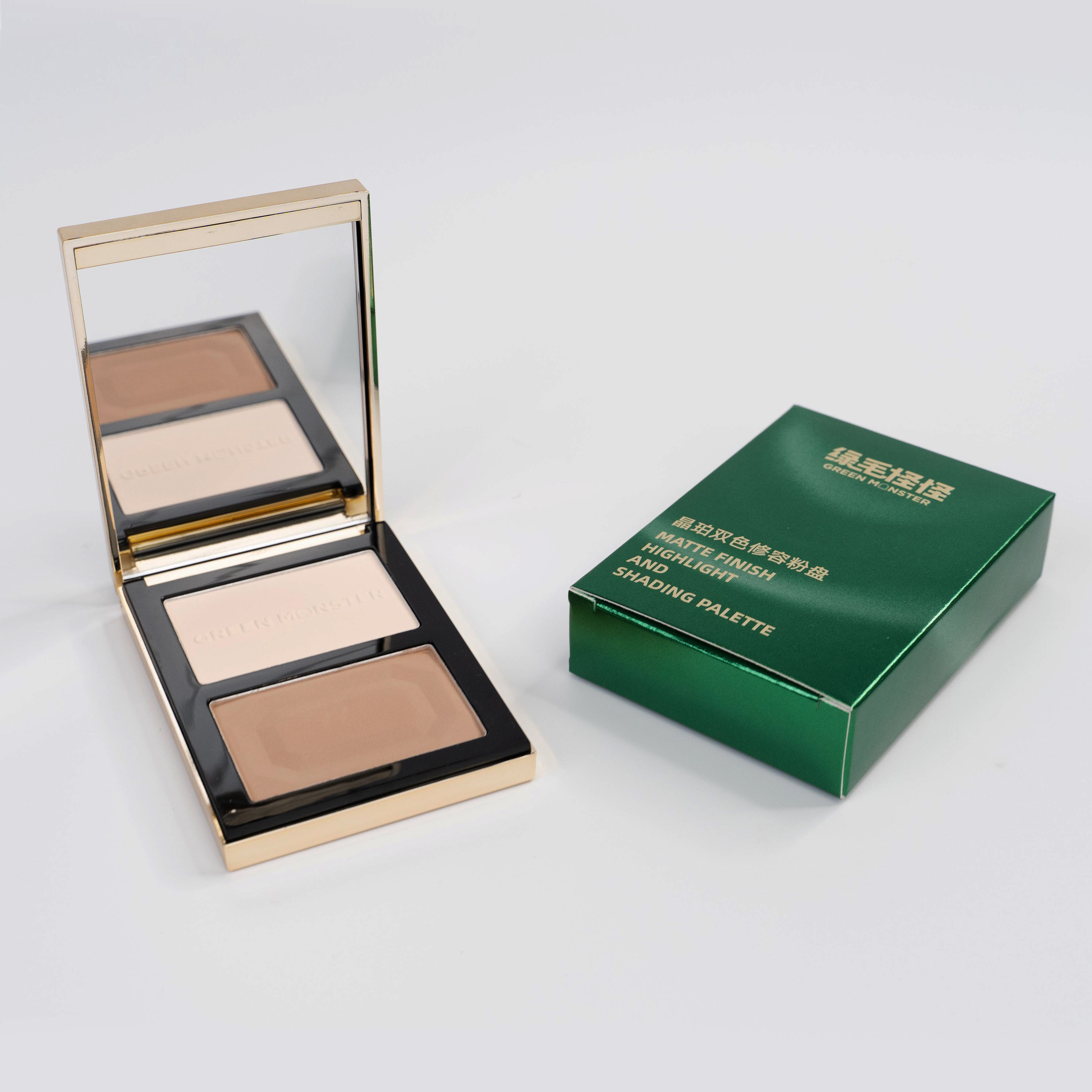 Green hair weird crystal blade double color paste disc