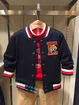 Yilian childrens clothing counters domestic 22 spring new boys year of the tiger plus velvet baseball uniform CMC1103A