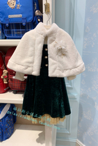 TeenieWeenie childrens clothing counter domestic 22-year-old girl plush cloak JU221151D