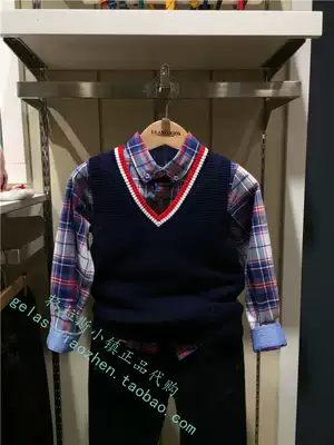 Clothing love children's clothing counter domestic 2020 spring boys knitted sweater vest vest VKA1201A