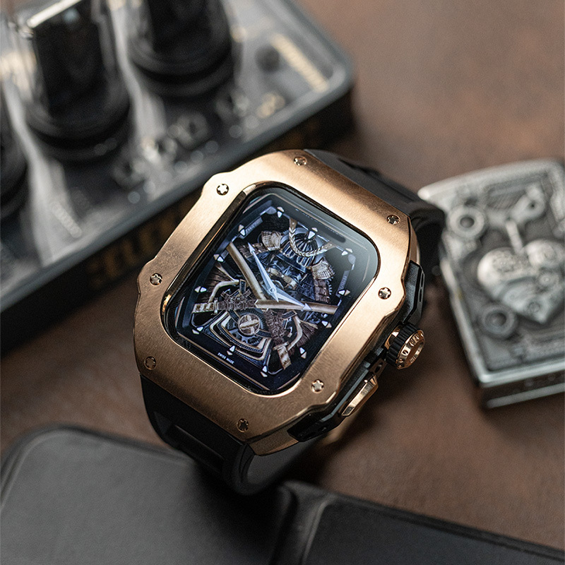 Benyiyoupin Apple Watch 11 Ultra Modified Metal Case Is Suitable for Apple Watch iWatch Straps