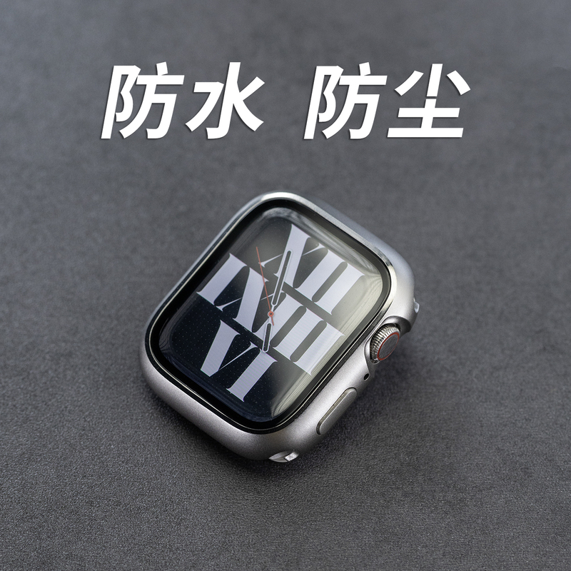 Waterproof Apple Watch Metal Protective Case Suitable for Apple Watch Ultra Strap iWatch Tempered Film S11