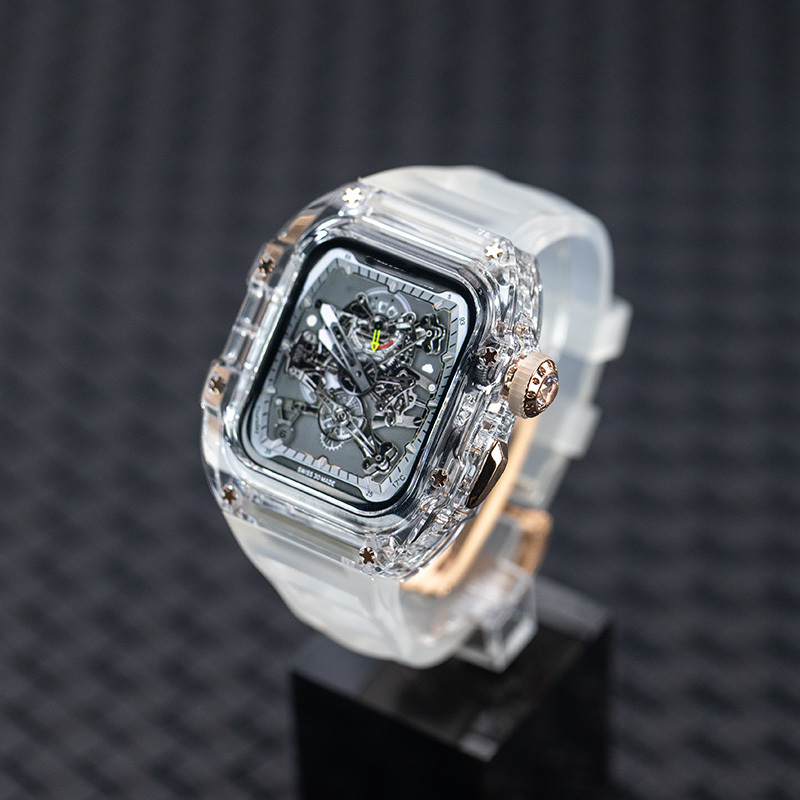 Ultra-Transparent Apple Watch 11 Modified Richard Transparent Case Suitable for Apple Watch Ultra 3 Strap iWatch Ultra-Transparent Apple Watch 11 Modified Richard Transparent Case Suitable for Apple Watch Ultra 3 Strap iWatch