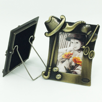 Craft photo frame mini photo frame big head photo frame metal photo frame bronze one inch multiple