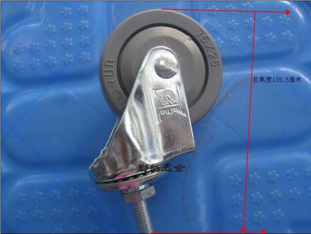 3 inch UNIVERSAL WHEEL UNIVERSAL wheel CASTER trolley wheel with 10MM75*25 SCREW wheel 12MM