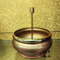 Buddha Supplies pure copper disc incense stove 12-24 hours Incense Pan Stove Domestic for fovegan flour Powder Gold Smoked Incense Stove