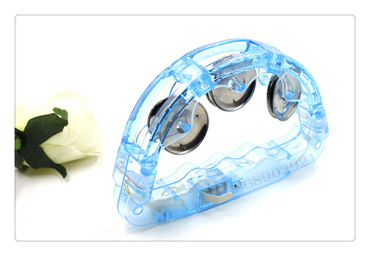 0380 lục lạc mờ đầy màu sắc, lục lạc phát sáng, đồ chơi trẻ em, lục lạc, nhạc cụ gõ, đồ dùng cho bữa tiệc đồ chơi đánh trống