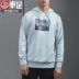 Li Ning menswear 2019 mùa đông BAD5 xu hướng thể thao áo thun nhung trùm đầu áo len nhung AWDQ097-5 - Thể thao lông cừu / jumper Thể thao lông cừu / jumper