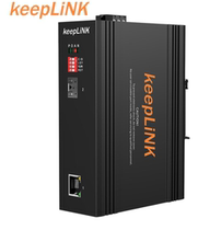 keepLINK 1 optical 1 electrical Industrial grade Fiber optic transceiver Single-mode dual-fiber photoelectric converter SFP