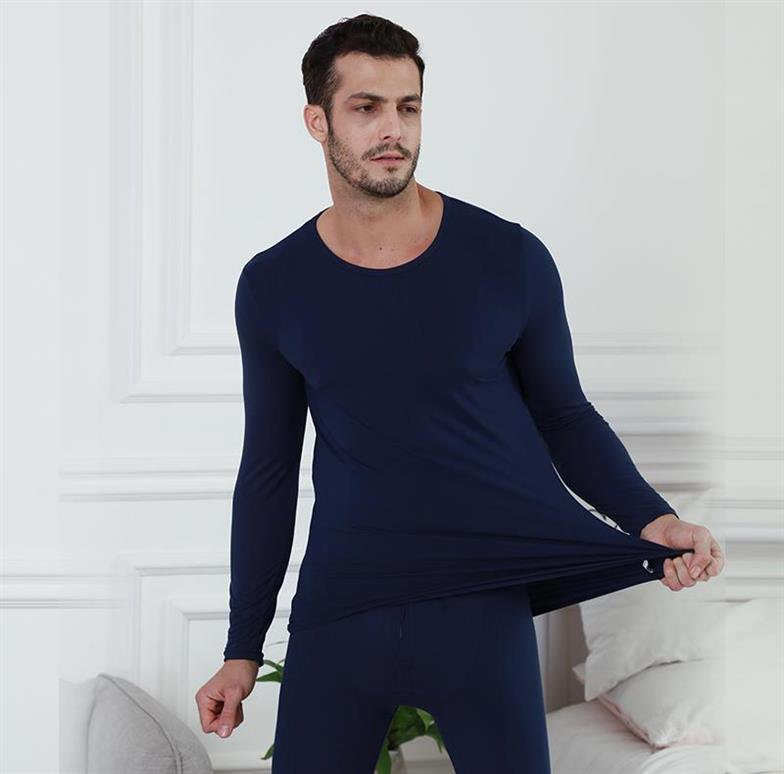 . Thu quần mens bộ quần áo cotton trẻ bông ấm đàn ông đồ lót mỏng và phụ nữ buộc bông quần áo len thủy triều.