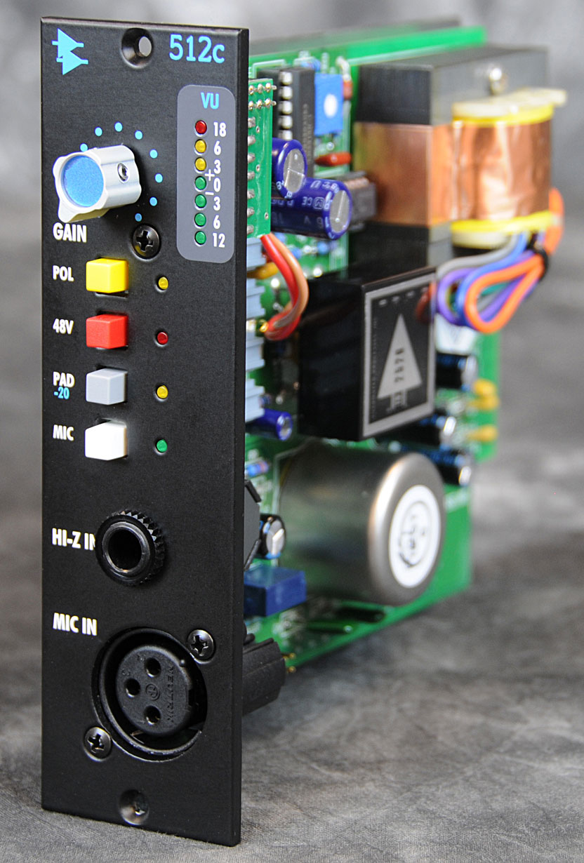 API 512C Discrete Direct Line Musical Instrument 512C Microphone Amplifier (Body Luggage Order)