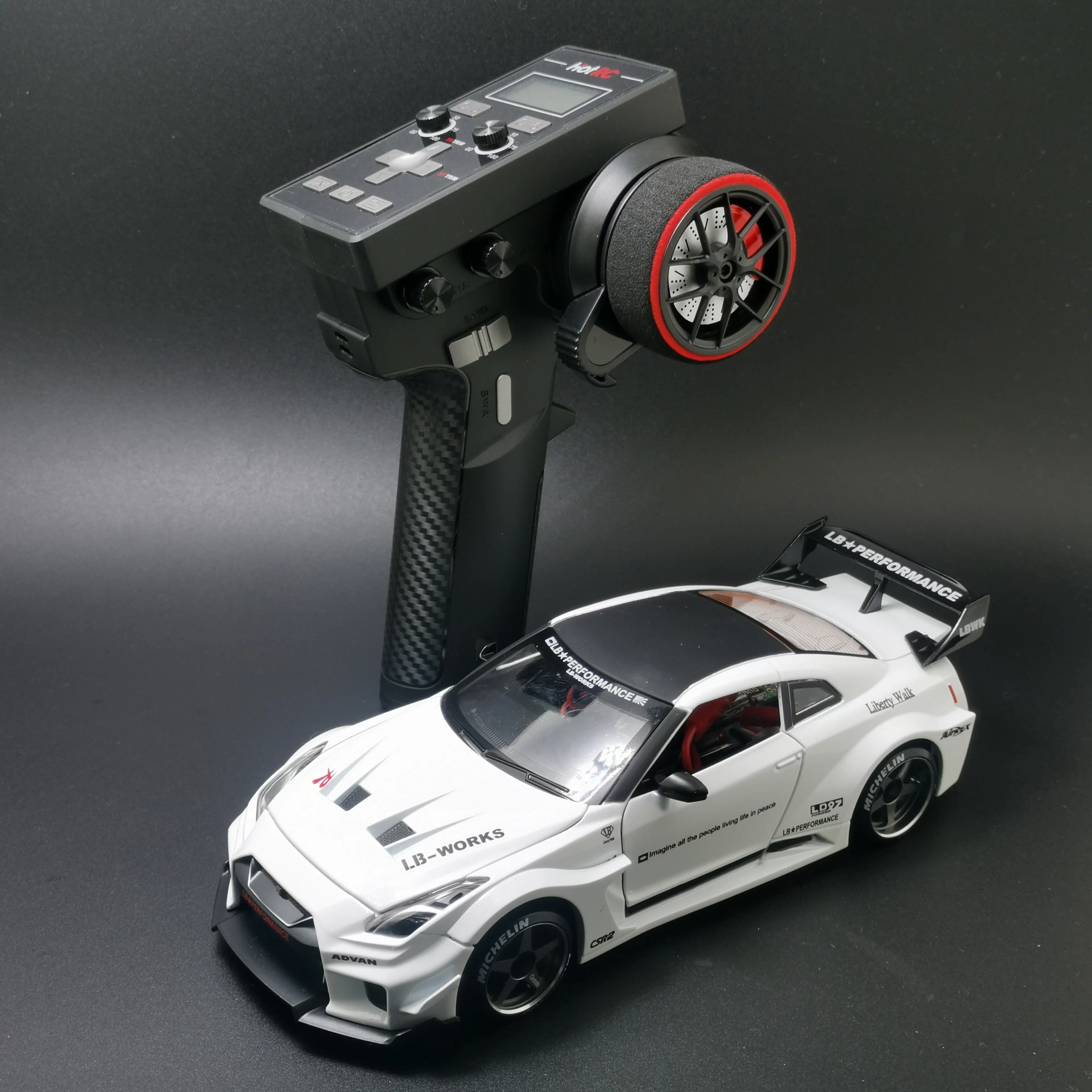 RC-дрифт 1:24 металлический корпус GT3 полный привод электрическая AWD металлическая рама дистанционное управление профессиональная модель гоночного автомобиля