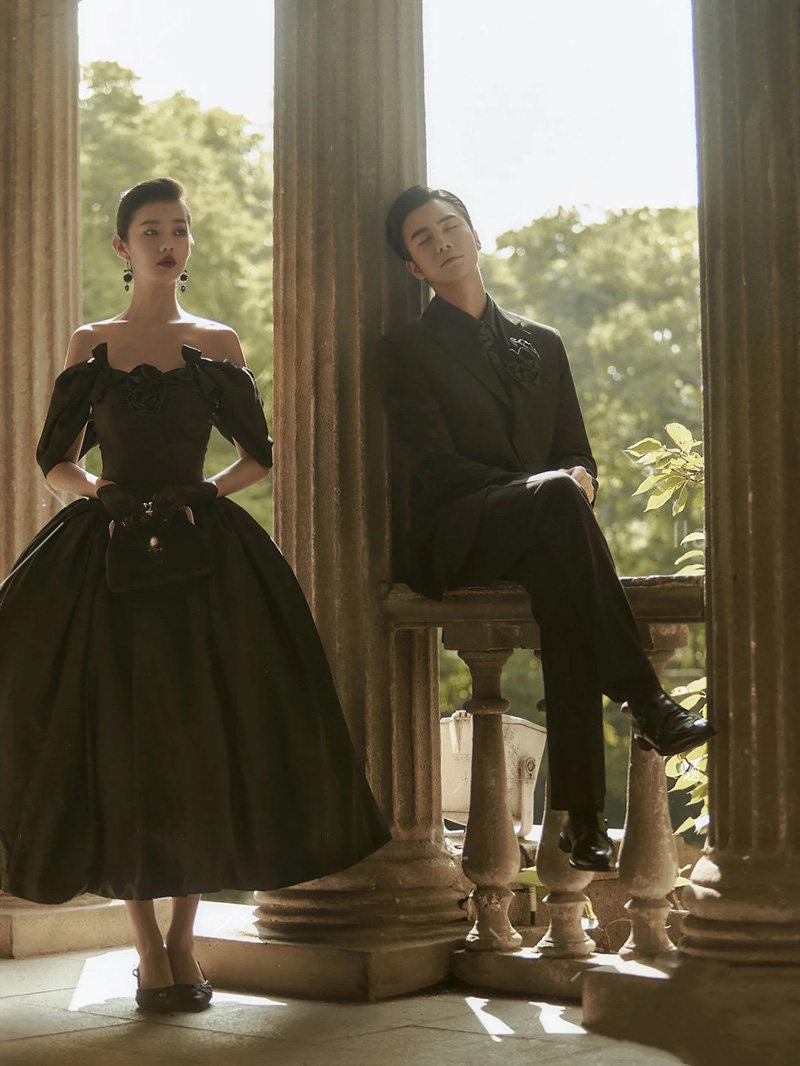 22 new photo studio couple wedding photo theme clothing photo dress retro black satin tutu skirt photography clothing