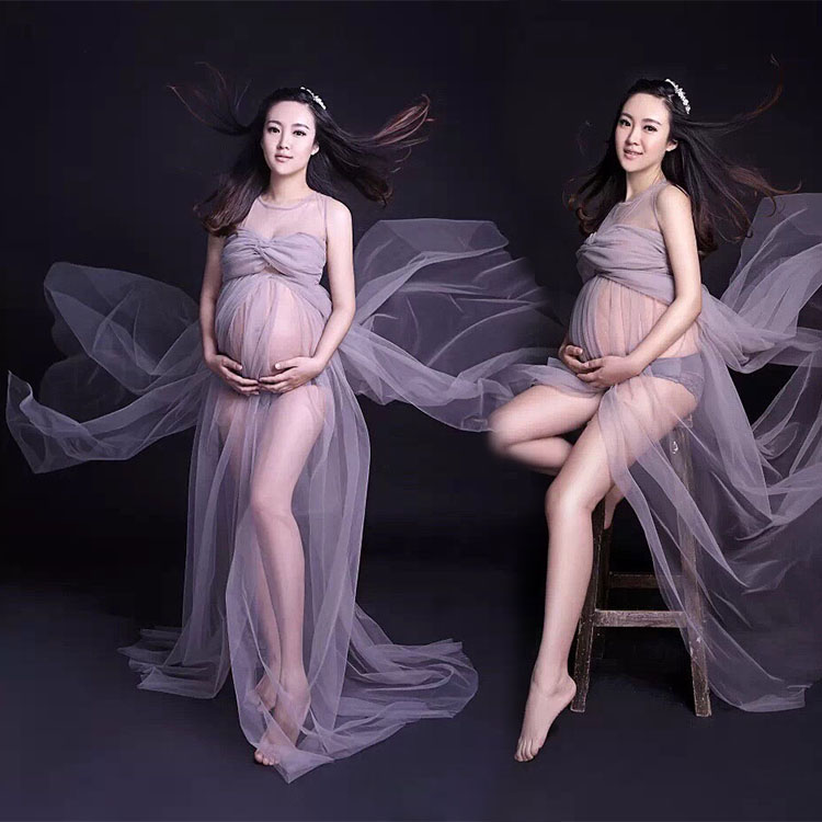 Phiên bản tiếng Hàn mới của studio ảnh phụ nữ mang thai ảnh chủ đề quần áo ảnh đẹp máy ảnh chụp ảnh xác ướp quần áo nhiếp ảnh các kiểu áo bầu đẹp
