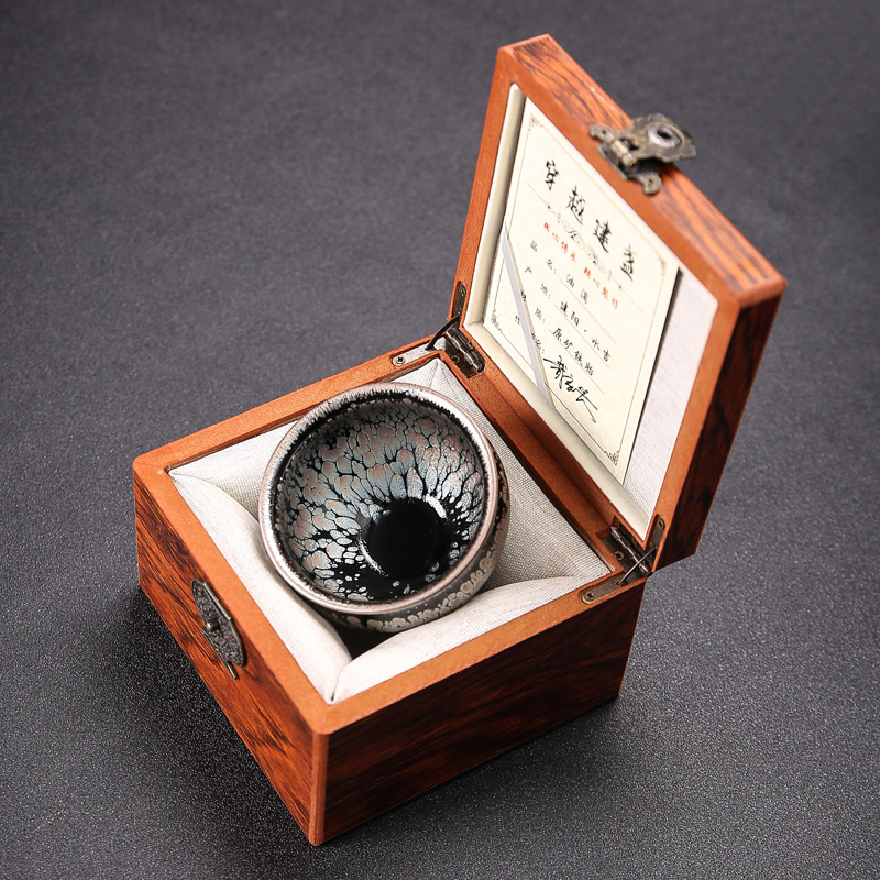 Construction of a tea cup master's cup single cup teas tea bowl personal ceramic semi-handmade kiln change tea set Chinese pepsio