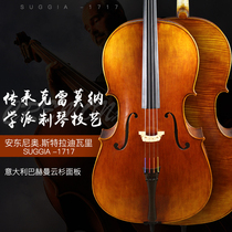Italian spruce European material cello fully handmade professional performance solo collection oil-based lacquer Sri Lanka 1717