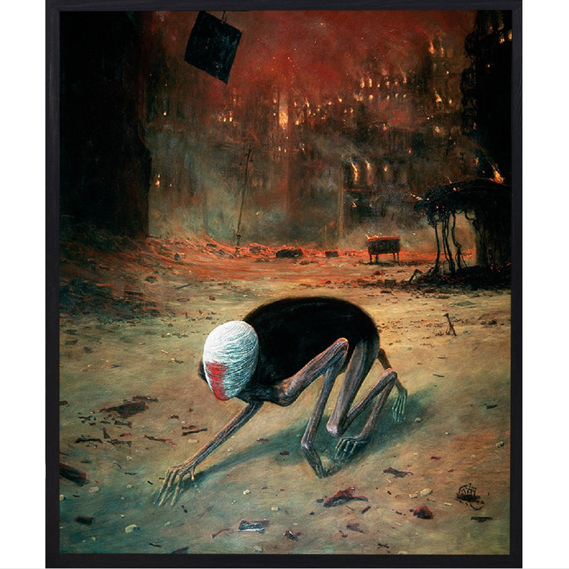 C740【Poland】 Zdzislaw Beksinski Surrealism-Themed Painting Digital Gallery C740【Poland】 Zdzislaw Beksinski Surrealism-Themed Painting Digital Gallery