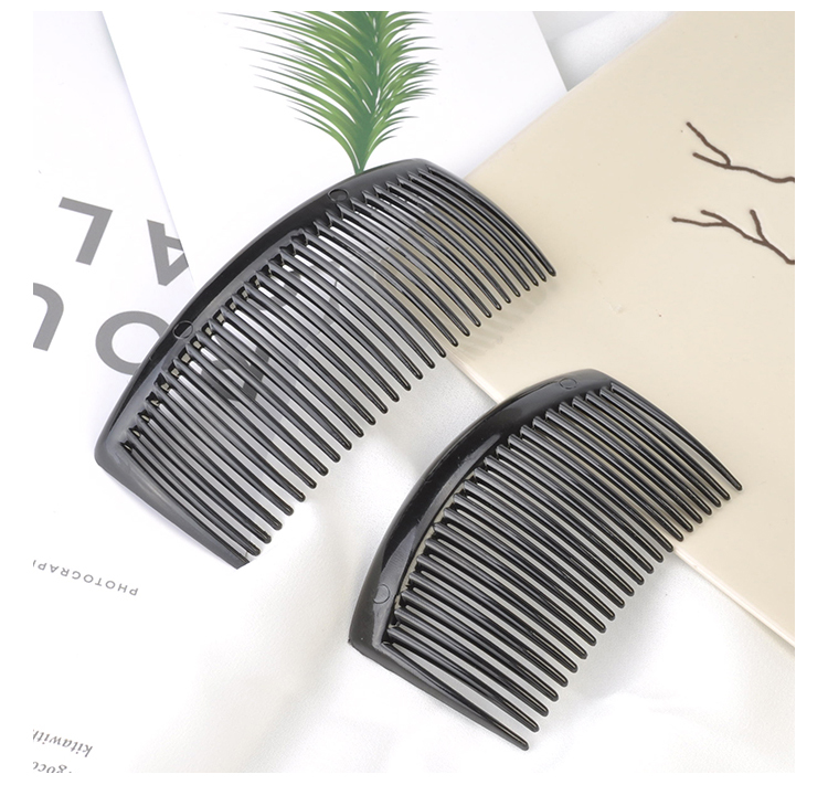 Phụ kiện trang sức DIY Lược chải tóc trần bảy răng chất lượng cao Chèn lược chất lượng phụ kiện tóc chất liệu - Phụ kiện tóc kẹp tóc