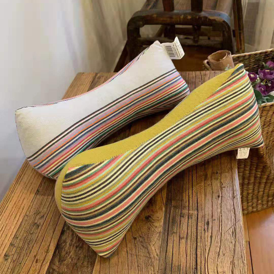 Great Sister Liu's Home Special Bone Pillow Buckwheat Leather Padding Improves Sleep 9 9 Yuan A Special Price Out