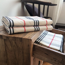 (Liu eldest sisters home) One of the warp and weft pure cotton cannot afford to fade the sheet three sets