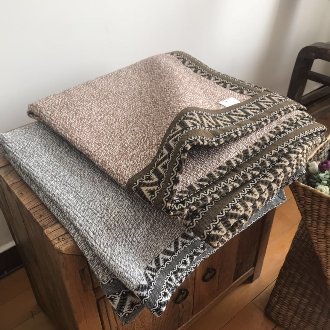 Liu eldest sister's family cotton linen thickened wrapping sofa towels thick and durable