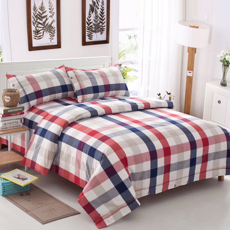 Liu Big Sister's coarse cloth encrypted thickened combed cotton old coarse cloth classic pane bed linen