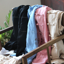 Authentic cotton and linen handmade buckle Taiji clothing jacket Tang Chinese national clothing mens clothing price