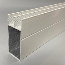 Kitchen white large mountain trough double U card slot tile cabinet extra thick mountain trough tube column aluminum alloy aluminum profile accessories