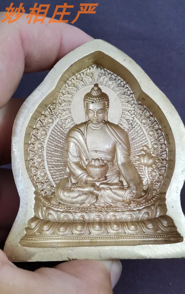 Pharmacist Buddha Lc-0211-7cm Brass Wipe Mold No spot The production cycle is more than a month