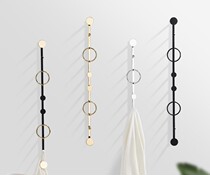 Mixed color black gold full copper horizontal and vertical coat hooks Row hooks coat hooks
