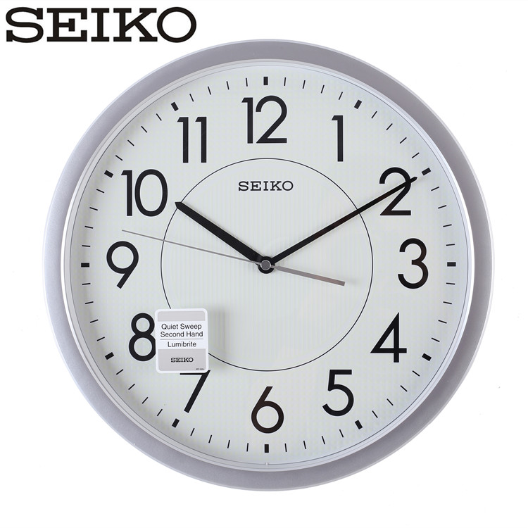 Authentic Seiko An Mute Wall Clock 14 Inch Living Room Authentic Seiko An Mute Wall Clock 14 Inch Living Room Bedroom Luminous Round Simple Qxa629