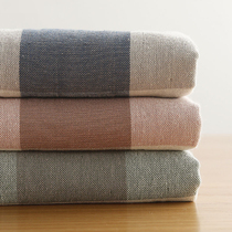 Foreign trade Japanese plaid cotton gauze towel Adult couple cotton face towel Soft absorbent face towel Household