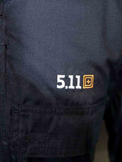 Рубашка милитари 正品5.11特氟龙71015亚洲版透气短袖衬衫格子布tdu战术511执勤衣