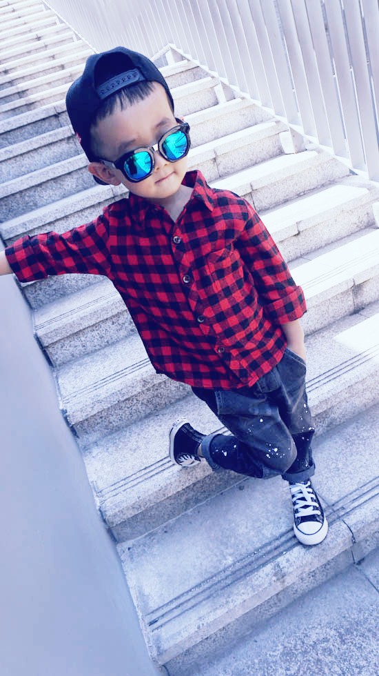 Chemise enfant à manche longue en coton - Ref 2083143 Image 14