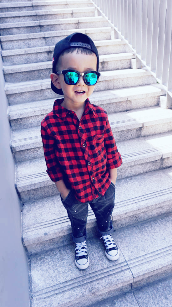 Chemise enfant à manche longue en coton - Ref 2083143 Image 12